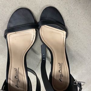 Stiletto 4” black heels